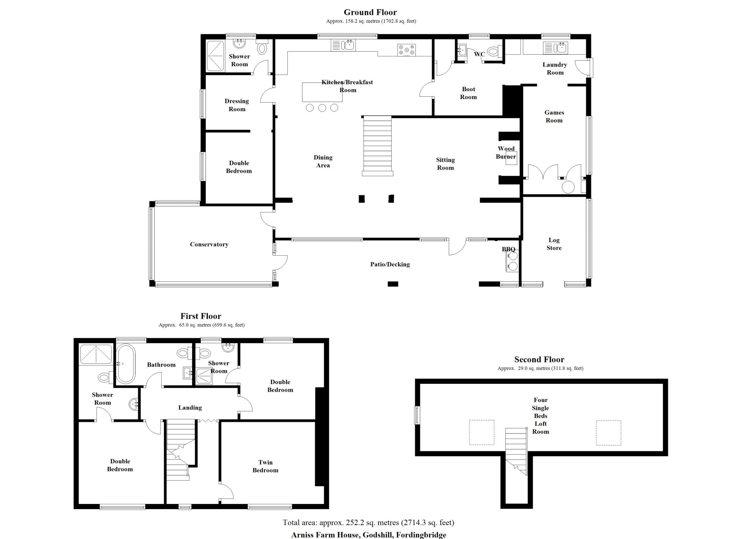 Arniss Farmhouse - floor plan